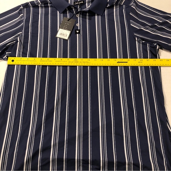Bad Birdie Men’s Size 2XL Ridge Golf Polo Winning Streak Cobalt - Picture 5 of 7